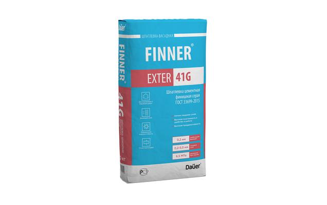 Шпатлевка цементная FINNER EXTER 41G 226407