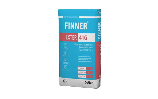 Шпатлевка цементная FINNER EXTER 41G 226279