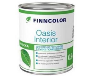 Краска в/д для стен и потолков FINNCOLOR Oasis Interior (0,9 л)