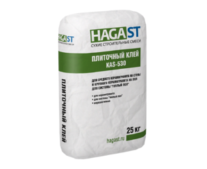 Плиточный клей для керамогранита и камня HAGAST KAS-530
