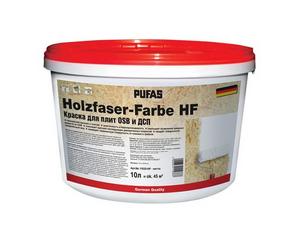 Краска для плит OSB и ДСП PUFAS Holzfaser изолирующая (10 л=13,5 кг)