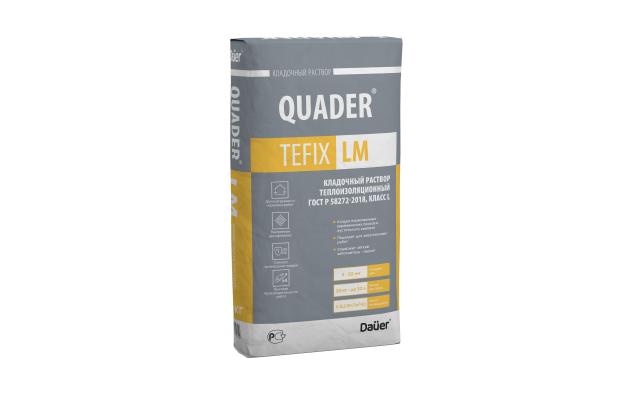 Кладочный раствор теплоизоляционный QUADER® TEFIX LM 816899