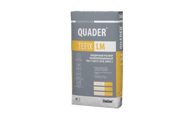 Кладочный раствор теплоизоляционный QUADER® TEFIX LM 816811