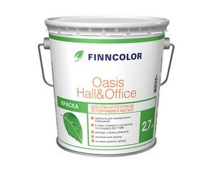 Краска в/д FINNCOLOR Oasis Hall&Office 4 база C (2,7 л)