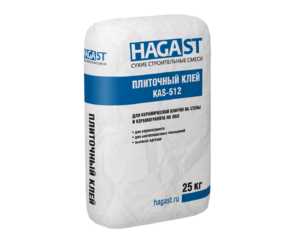 Плиточный клей для плотной плитки HAGAST KAS-512